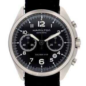 HAMILTON H764560 Pilot Pioneer black SS AT